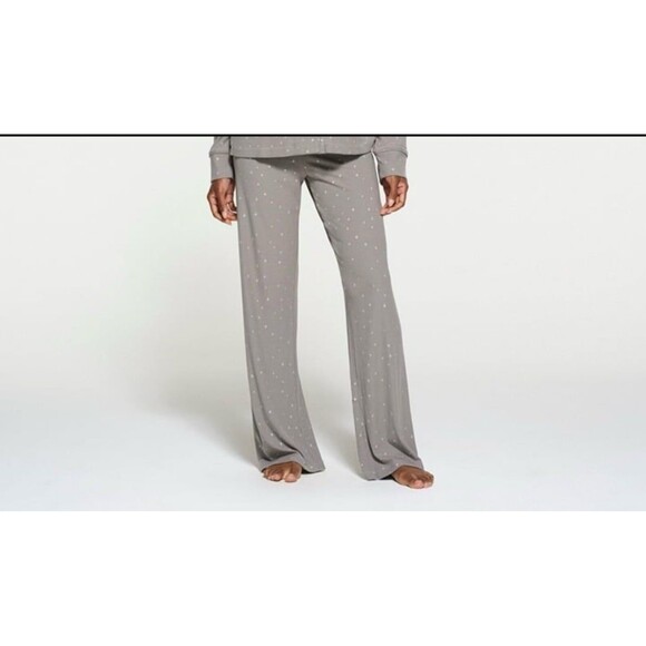 NWOT Skims Soft Lounge Sleep Pants in Star Print Heather Gray, Size Medium - Picture 2 of 3